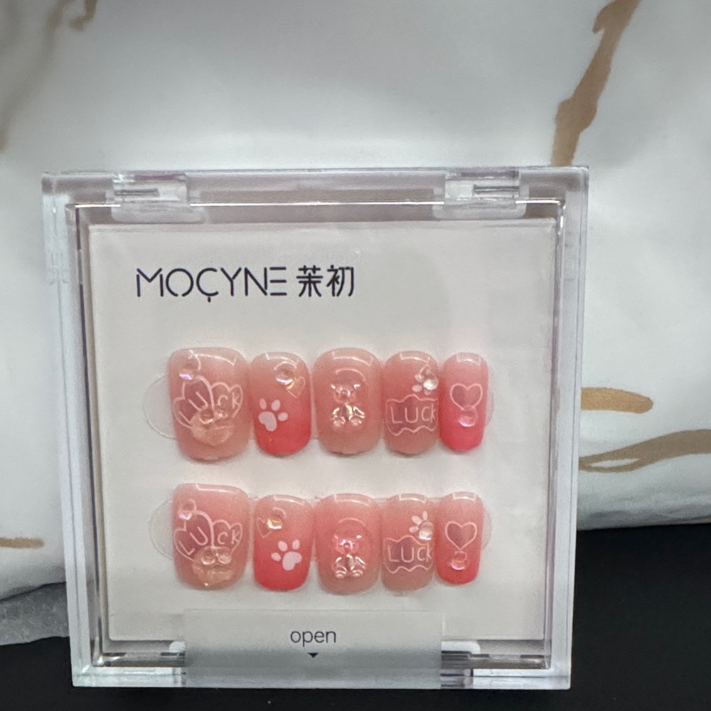 MOCYNE Pink Nail Art Set (All Nail Sizes)